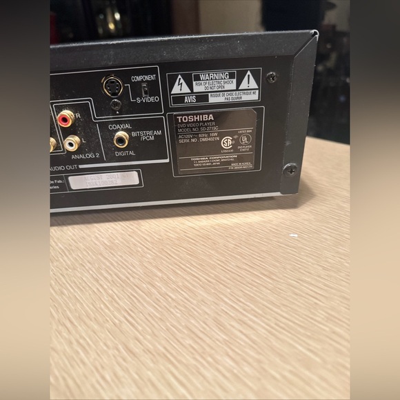 Toshiba SD-2715c 5 Disc Carousel Changer CD And DVD Tested Working Great - Picture 5 of 8